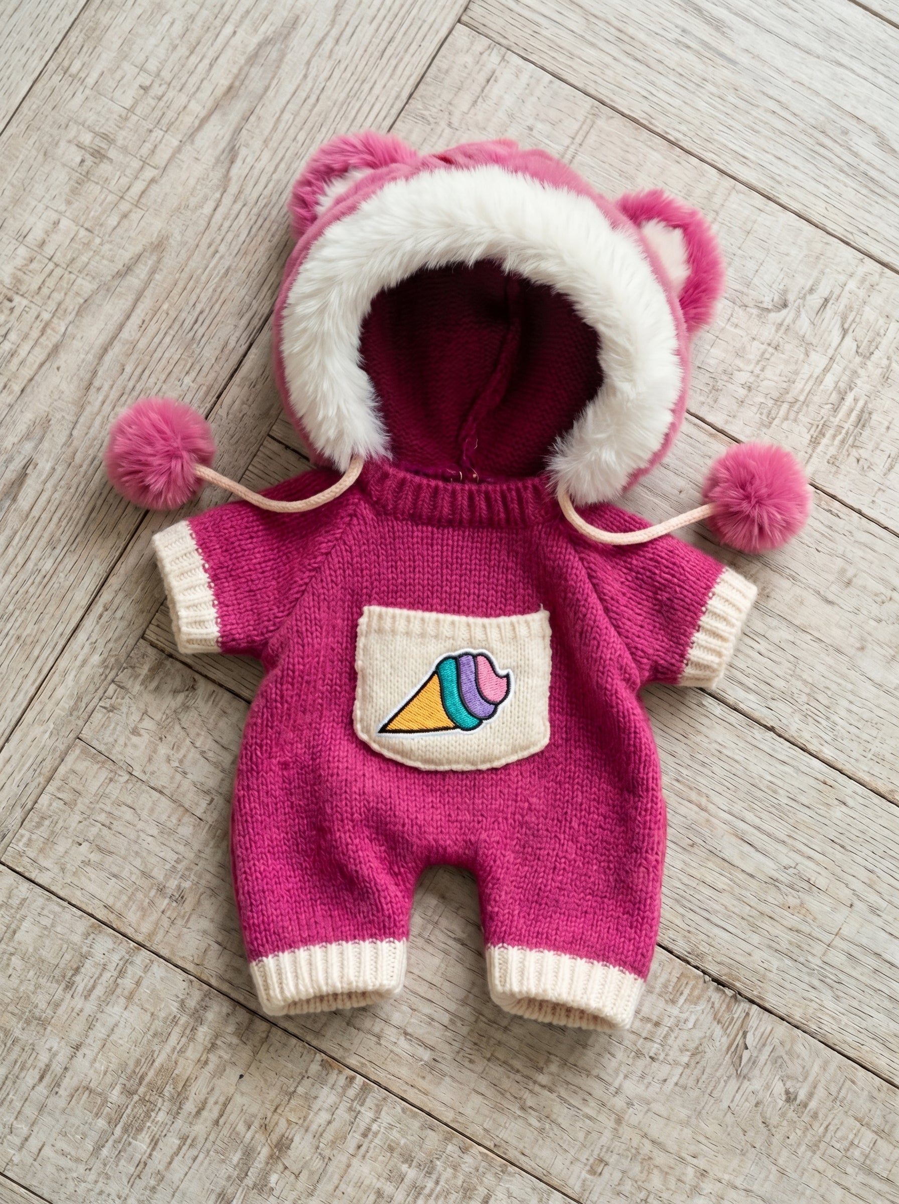 Ursulet Handmade Premium cu Hainute Personalizabile