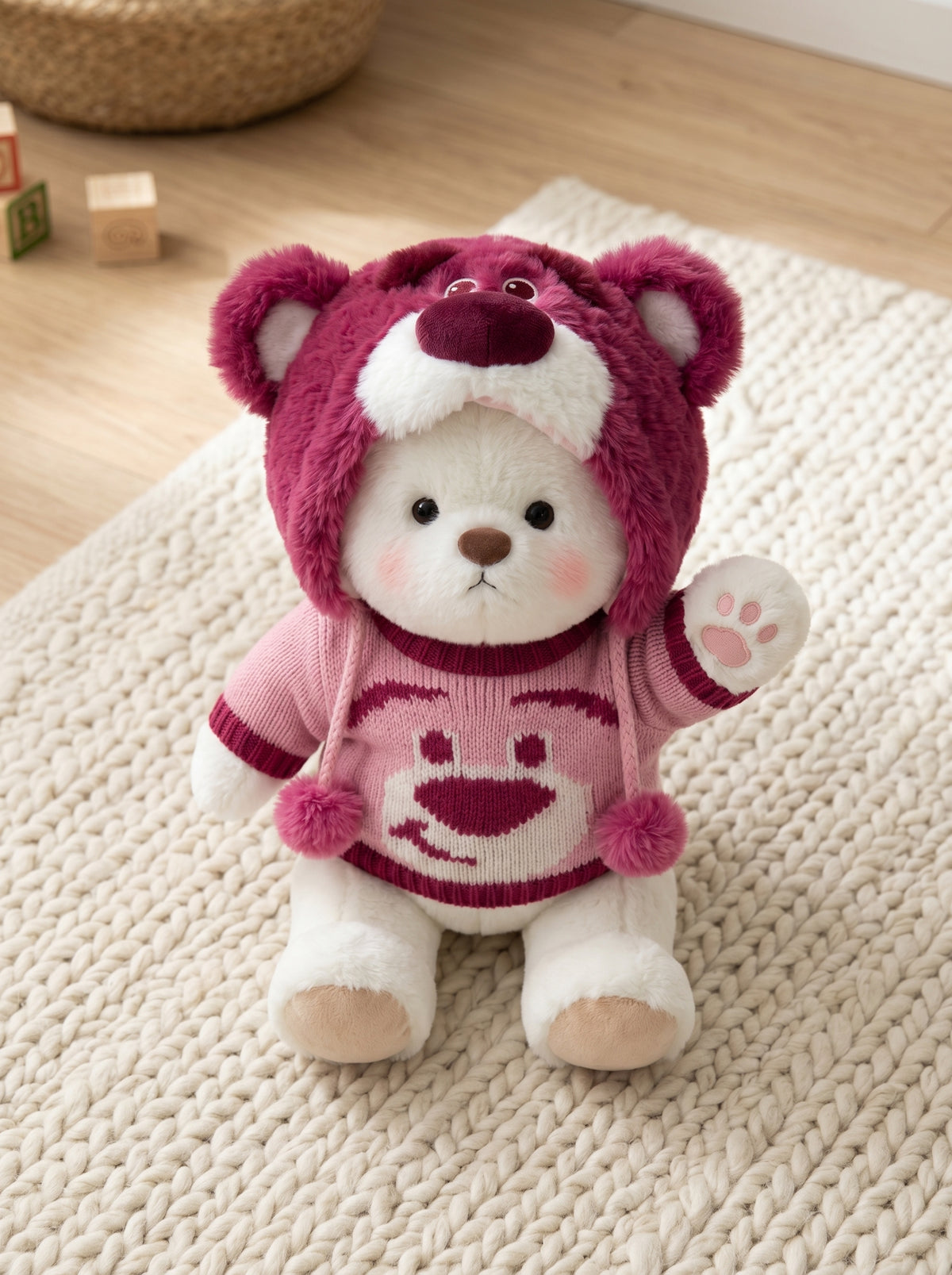 Ursulet Handmade Premium cu Hainute Personalizabile